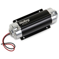Holley 65 GPH Billet In-Line Fuel Pump Supports Up To 600HP EFI Or 730HP Carb
