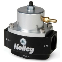 Holley Dominator Billet Fuel Pressure Regulator 15-65 PSI x2 -10AN NPT