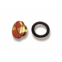 Holley Fuel Bowl Sight Plug & Gasket Kit Standard Replacement 26-13
