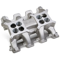 Holley LS3/L92 Dual Plane Mid Rise Intake Manifold Dual 4150/4160 4BBL Carbs