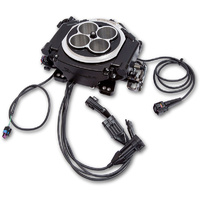 Holley Sniper EFI 4BBL Self Tuning System Black Finish 800 cfm 4 Injector body