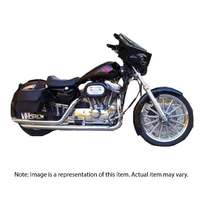 Hooker Exhaust Pipes Troublemaker Chrome for Harley 04-06 Sportster Straight Cut