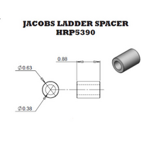 Hephner Aluminium Spacer Suit Jacobs Ladder