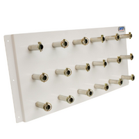 Hephner Quick Change Gear PanelWhite Powder Coat Panel 33.25" x 15.00", Holds 18 Sets