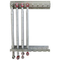 Hephner Radius Rod Rack 20" Double Row Top With Mounting Pin