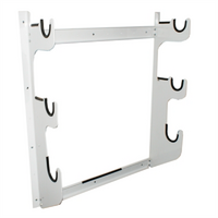 Hephner Axle Rack Suit X2 Front & X1 Rear Axle, White Powder Coated