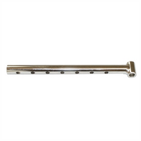 Hephner Chrome Steel Round Tube Insert With .250" Hole