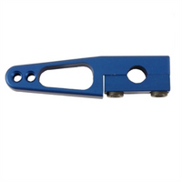 Hephner Throttle Arm Blue Anodised, Suit 3/8" Rod