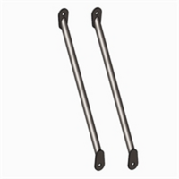 Hephner Nose Wing Rear Bracket 9" Rise J&J Style, 1 Hole Mount