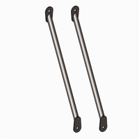 Hephner Nose Wing Rear Bracket 8.5" Rise Maxim Style, 1 Hole Mount