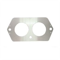 Hephner Gauge Panel 2-Gauge Holes, Ignition Switch Hole, Mounts With Dzus Fasteners