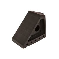 Hulk 4x4 Rubber Wheel Chock Workshop Garage 200mm x 100mm x 150mm HU0001