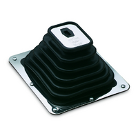 Hurst Super Shifter Boot & Plate Complete With Chrome Lid Plate 7-3/4" x 8-3/4"