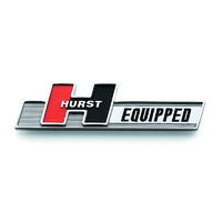 Hurst Equipped Emblem Based On Original Blueprints ABS Plastic 5-1/4"x1-1/4"