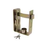 Hulk 4x4 Trailer Coupling Lock Steel With Padlock And Keys Caravan HU2000