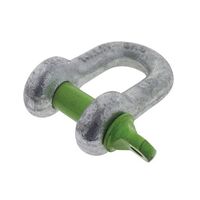 Hulk 4x4 Recovery D Shackle For Snatch Strap 10mm 1000kg Galvanised HU2010