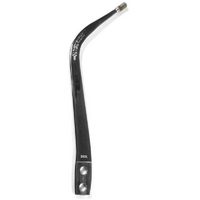 Hurst Replacement Shifter Stick Chrome Double bend 11.12" Length, 3/8" Thread