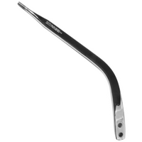 Hurst Replacement Shifter Stick Chrome Single bend With Offset 12" Length, 3/8" Thread