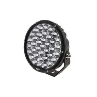 Hulk 4x4 9" Round LED Driving Light Lamp Black Bezel HU9634