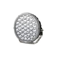Hulk 4x4 9" Round LED Driving Light Lamp Silver Bezel HU9634S