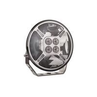 Hulk 4x4 9" Round LED Driving Light Lamp Chrome HU9636