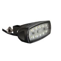 Hulk 4x4 12 LED Worklamp Wide Flood Beam Light Black 140-Degree Angle HU9673