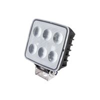 Hulk 4x4 24 LED Square Worklamp 35W Flood Beam Light Black HU9674