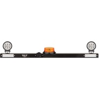 Hulk 4x4 LED Minebar With Alarm Beacon Worklamps Reversing Beeper 1275mm HU9771