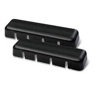 Holley Coil Covers Black Glass Filled Nylon Composite GM LS Series Pair HY2421