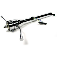 ididit 30" Paintable Steel Column Shift Steering Column Raw Steel