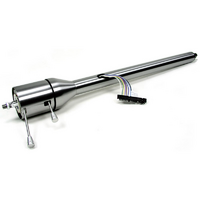 ididit 32" RHD Paintable Steel Tilt Steering Column Raw Steel