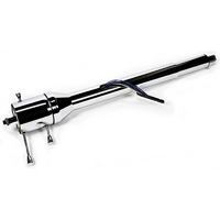 ididit 30" RHD Collapsible Tilt Steering ColumnColumn Shift, Chrome Finish, 1" DD Shaft