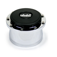 ididit 9-Bolt Steering Wheel Adaptor With Horn Polished Aluminium Finish
