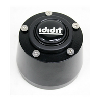 ididit 5-Bolt Steering Wheel Adaptor With Horn Polished Aluminium Suit 5-Bolt Grant