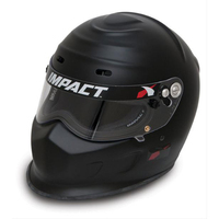 Impact Helmet Champ SNELL15 Large Flat Black