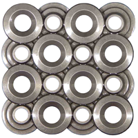Isky Titainium Retainers1.170" OD, .850" ID, 10Â° Lock, Suit 1224 PSI Springs