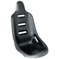 Jaz Products Mini Pro Stock Poly Seat Black Finish. (30.25" High x 19" Wide)