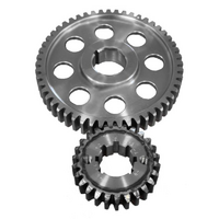 JP Performance Timing Gear Set Straight Cut Fits Holden 6 cylinder EH-HZ, VB-VK. Multiple keyway hardened crank gear, steel cam gear