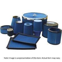 JR Filters FILTER CONE BLUE 100MM TAPERED CENTRE FLA