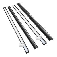 JAZ Roll Bar Padding Black 5/8 in. Thick Center Alignment 36.0 in. Length SFI 45.1 Safety Rating Each