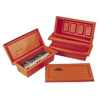 JAZ Storage Case Head Kase Plastic Orange Designed To Hold One Chevrolet Small Block Cylinder Head Each
