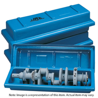 JAZ Storage Case Krank Kase Plastic Blue Designed To Hold Chevrolet Small Block Crankshaft Each