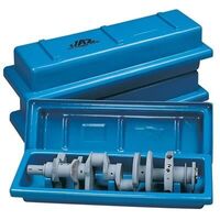 JAZ Storage Case Krank Kase Plastic Blue Designed To Hold Chevrolet Big Block Crankshaft Each