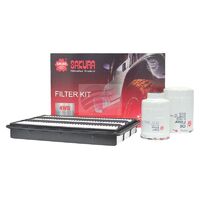 Sakura Filter Service Kit for Mitsubishi Pajero NW 4M41 3.2 TDI 11/2012-09/2014