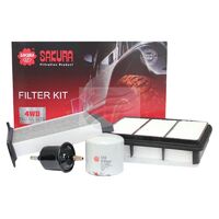 Sakura Filter Service Kit for Mitsubishi Triton ML 6G74A 3.5 Petrol 2006-2009