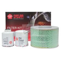 Sakura Filter Service Kit for Toyota Landcruiser HDJ78R 1HD-FTE 4.2 2002-2007