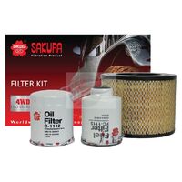 Sakura Filter Service Kit for Toyota Hilux Surf KZN130 1KZTE 3.0 1993-1997