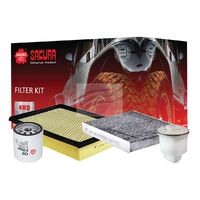 Sakura Filter Service Kit for Toyota Hilux GUN125R 2GDFTV 2.4 CRD Turbo 2016-on