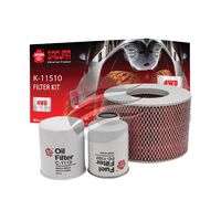 Sakura Filter Service Kit for Toyota Landcruiser HZJ105R 1HZ 4.2 Diesel 1998-2007