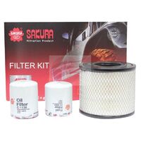 Sakura Filter Service Kit for Holden Rodeo RA 4JH1TC 3.0 Turbo Diesel 2003-2008